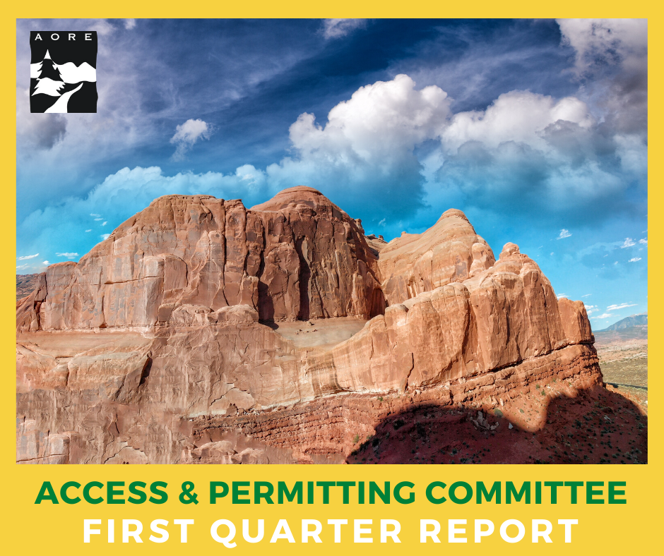 aore access and permitting committee first quarter report
